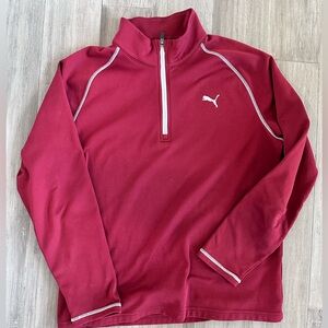 Men’s quarter zip, puma, lightly worn, medium